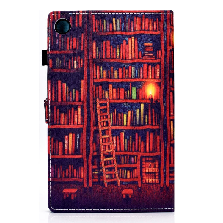 Custodia in pelle per tablet con chiusura orizzontale con cuciture colorate, For Samsung Galaxy Tab A11+ / A9+, For Samsung Galaxy Tab A11 / A9