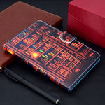 Custodia in pelle per tablet con chiusura orizzontale con cuciture colorate, For Samsung Galaxy Tab A11+ / A9+, For Samsung Galaxy Tab A11 / A9