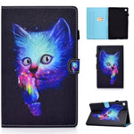 Custodia in pelle per tablet con chiusura orizzontale con cuciture colorate, For Samsung Galaxy Tab A11+ / A9+, For Samsung Galaxy Tab A11 / A9