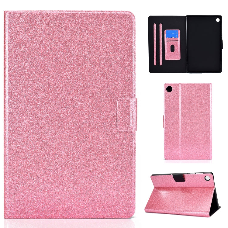 Custodia per Tablet in Pelle Glitter Polvere con Funzione Sonno/Sveglia, For Samsung Galaxy Tab A11+ / A9+