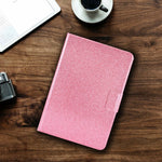 Custodia per Tablet in Pelle Glitter Polvere con Funzione Sonno/Sveglia, For Samsung Galaxy Tab A11+ / A9+