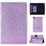 Custodia per Tablet in Pelle Glitter Polvere con Funzione Sonno/Sveglia, For Samsung Galaxy Tab A11+ / A9+