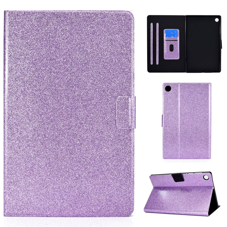 Custodia per Tablet in Pelle Glitter Polvere con Funzione Sonno/Sveglia, For Samsung Galaxy Tab A11+ / A9+