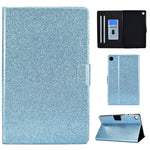 Custodia per Tablet in Pelle Glitter Polvere con Funzione Sonno/Sveglia, For Samsung Galaxy Tab A11+ / A9+