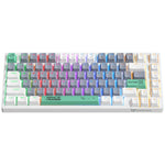 ONIKUMA G52 Tastiera meccanica cablata con illuminazione RGB da 82 tasti, Brown Switch, Blue Switch, G52 Brown Switch, G52 Blue Switch