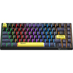 ONIKUMA G52 Tastiera meccanica cablata con illuminazione RGB da 82 tasti, Brown Switch, Blue Switch, G52 Brown Switch, G52 Blue Switch