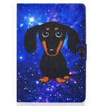 Custodia in pelle flip per iPad con slot carte