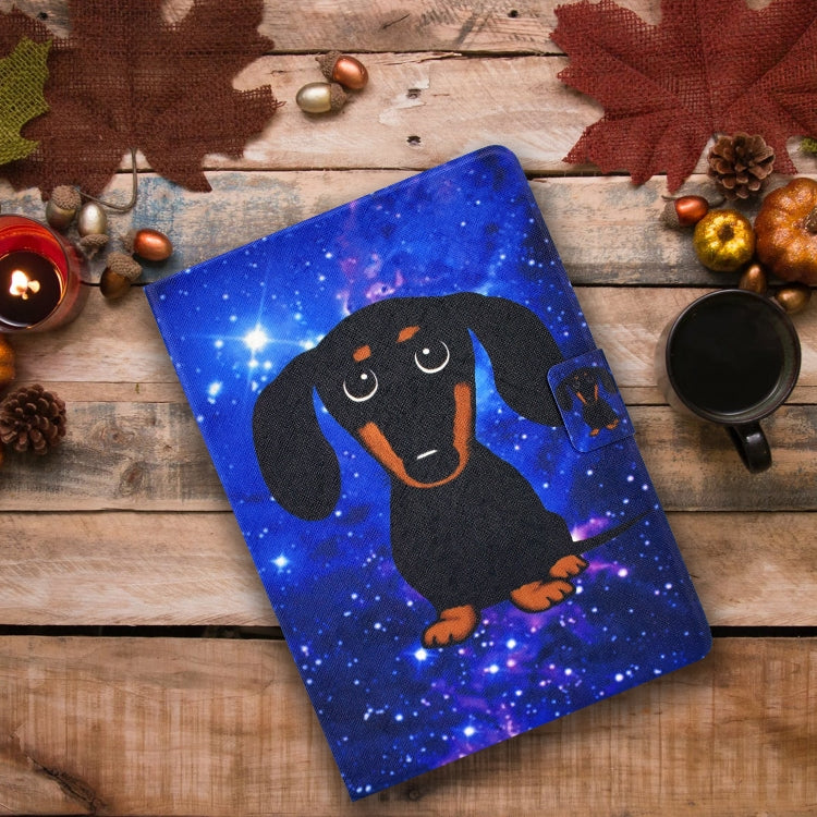 Custodia in pelle flip per iPad con slot carte