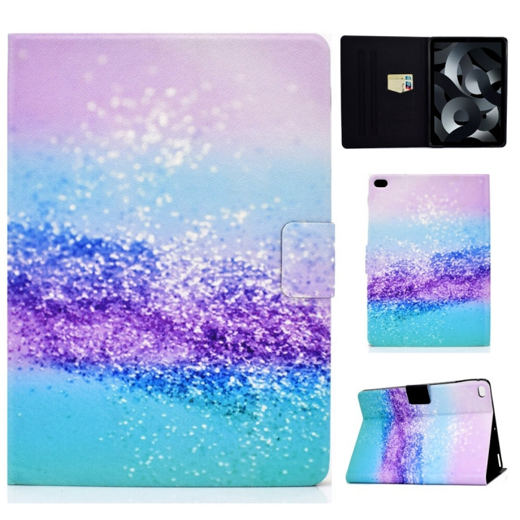 Custodia in pelle flip per iPad con slot carte