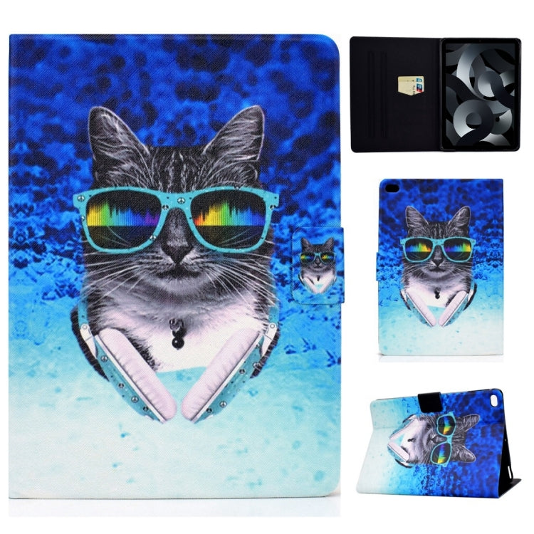 Custodia in pelle flip per iPad con slot carte