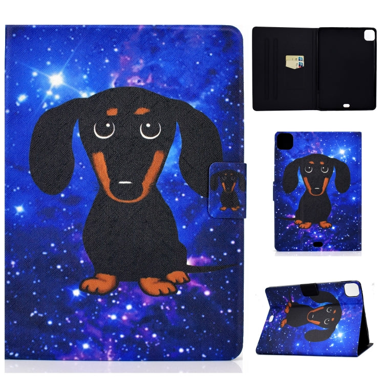 Custodia in pelle flip per iPad con slot carte