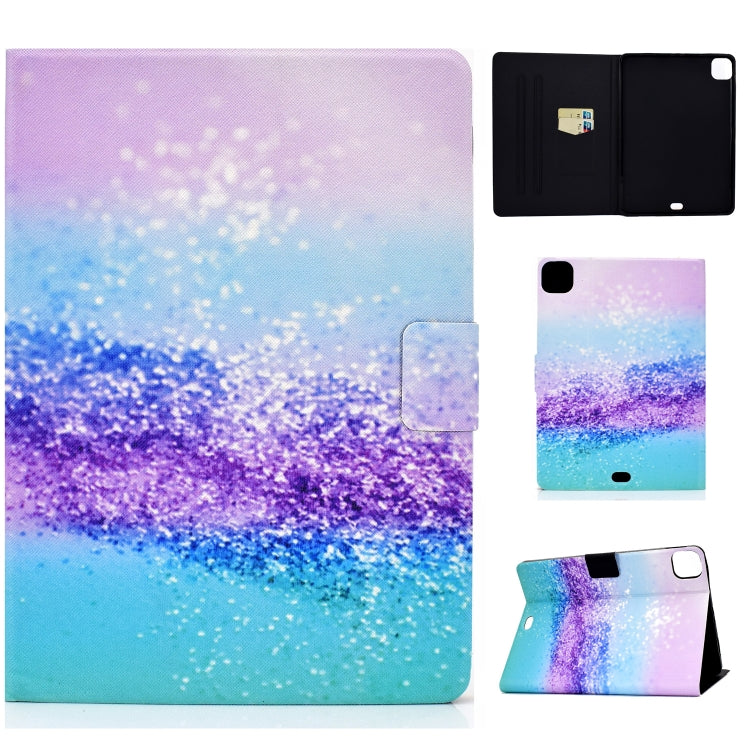 Custodia in pelle flip per iPad con slot carte