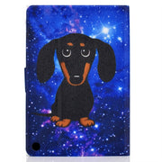 Custodia in pelle flip orizzontale pressata elettrica TPU con supporto e slot per schede e funzione Sleep / Wake-up, For Kindle Fire HD 8 (2020), For Kindle Fire HD 10 2015 / 2017 / 2019, For Kindle Paperwhite 4 / 3 / 2 / 1                             ...