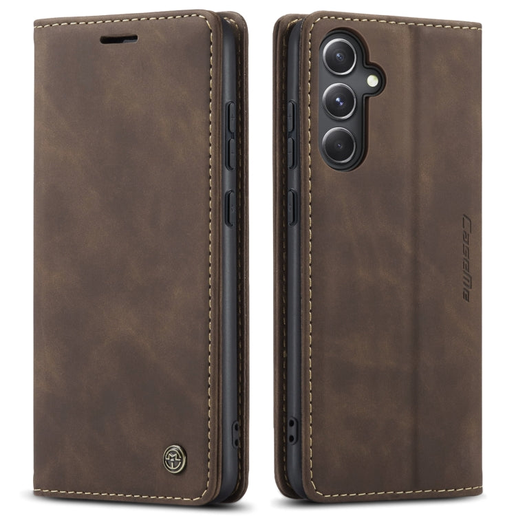 Custodia per telefono in pelle con vibrazione orizzontale multifunzionale CaseMe 013, For Samsung Galaxy S23 FE 5G