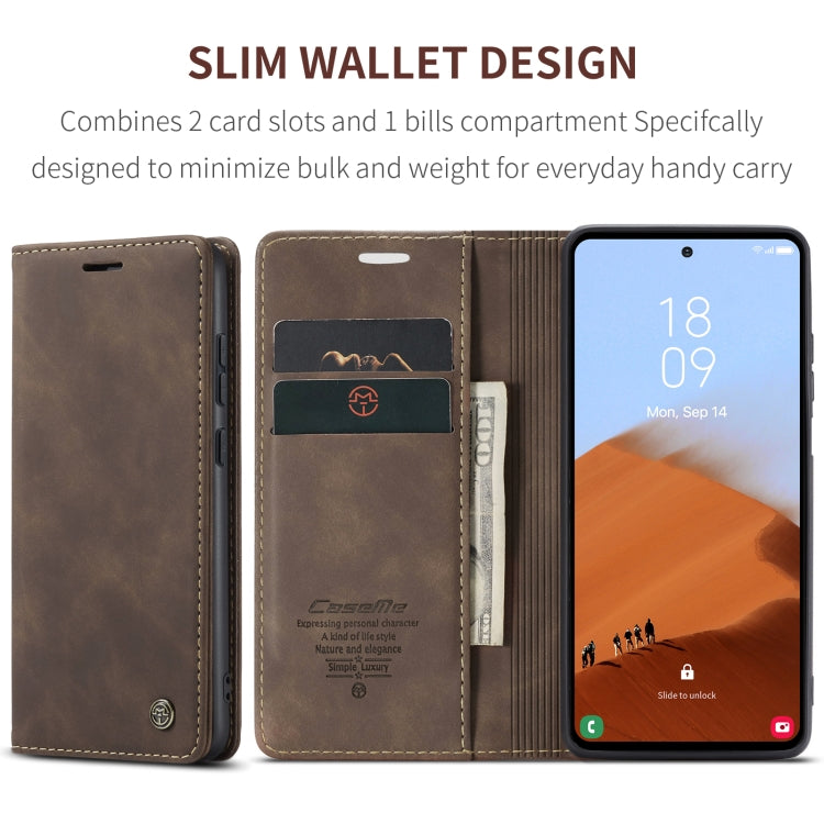 Custodia per telefono in pelle con vibrazione orizzontale multifunzionale CaseMe 013, For Samsung Galaxy S23 FE 5G