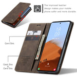 Custodia per telefono in pelle con vibrazione orizzontale multifunzionale CaseMe 013, For Samsung Galaxy S23 FE 5G