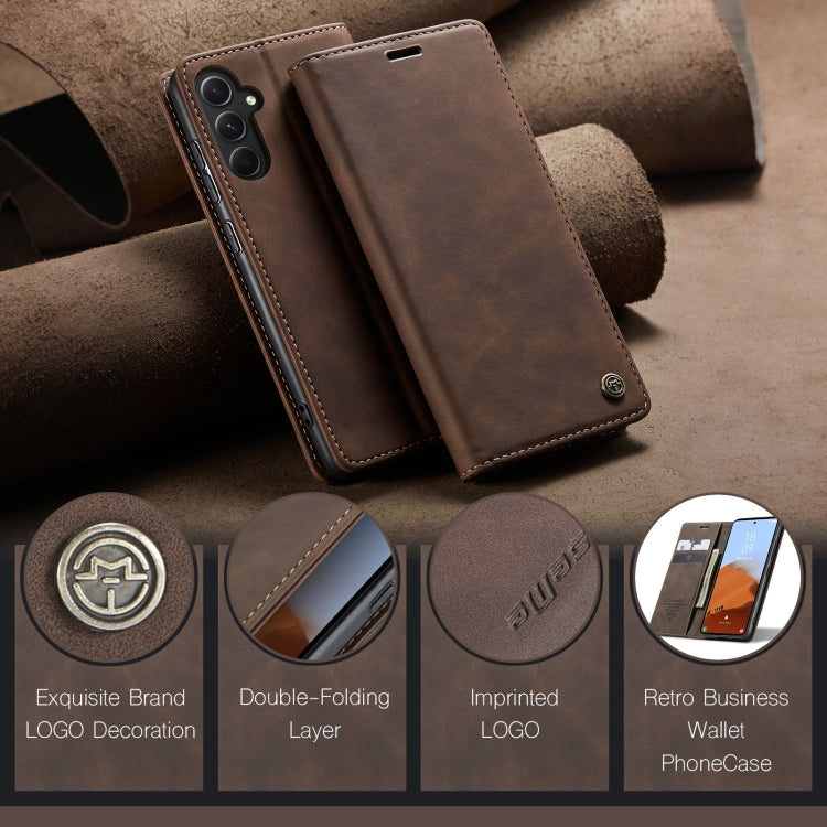 Custodia per telefono in pelle con vibrazione orizzontale multifunzionale CaseMe 013, For Samsung Galaxy S23 FE 5G