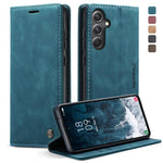 Custodia per telefono in pelle con vibrazione orizzontale multifunzionale CaseMe 013, For Samsung Galaxy S23 FE 5G