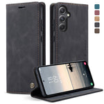 Custodia per telefono in pelle con vibrazione orizzontale multifunzionale CaseMe 013, For Samsung Galaxy S23 FE 5G