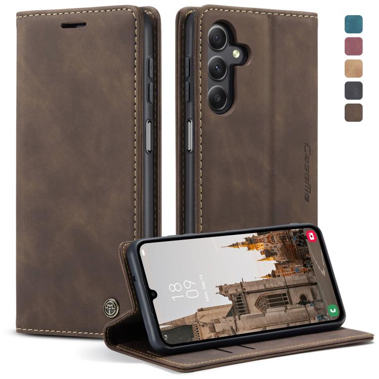 Custodia per telefono in pelle con vibrazione orizzontale multifunzionale CaseMe 013, For Samsung Galaxy A15 5G, For Samsung Galaxy A55 5G, For Samsung Galaxy A35 5G, ForSamsung Galaxy S24 Ultra 5G