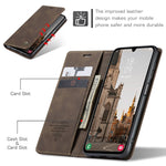 Custodia per telefono in pelle con vibrazione orizzontale multifunzionale CaseMe 013, For Samsung Galaxy A15 5G, For Samsung Galaxy A55 5G, For Samsung Galaxy A35 5G, ForSamsung Galaxy S24 Ultra 5G