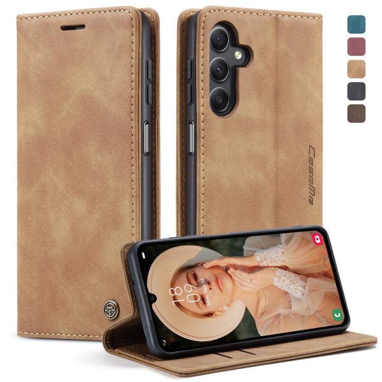 Custodia per telefono in pelle con vibrazione orizzontale multifunzionale CaseMe 013, For Samsung Galaxy A15 5G, For Samsung Galaxy A55 5G, For Samsung Galaxy A35 5G, ForSamsung Galaxy S24 Ultra 5G