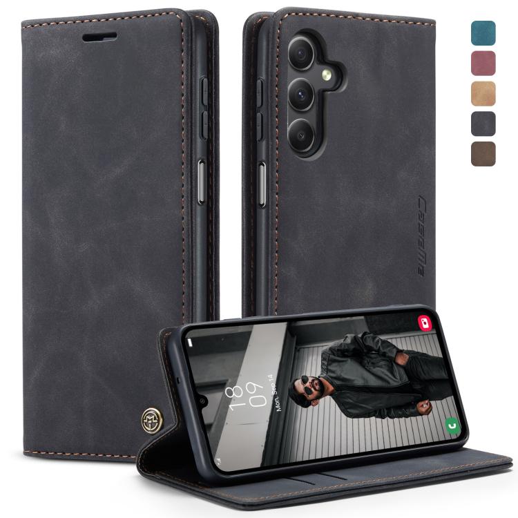 Custodia per telefono in pelle con vibrazione orizzontale multifunzionale CaseMe 013, For Samsung Galaxy A15 5G, For Samsung Galaxy A55 5G, For Samsung Galaxy A35 5G, ForSamsung Galaxy S24 Ultra 5G