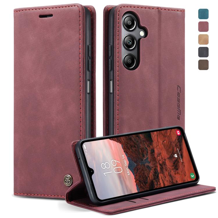 Custodia per telefono in pelle con vibrazione orizzontale multifunzionale CaseMe 013, For Samsung Galaxy S24+ 5G, For Samsung Galaxy S24 5G, For Samsung Galaxy A05s, For Samsung Galaxy A25 5G