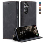 Custodia per telefono in pelle con vibrazione orizzontale multifunzionale CaseMe 013, For Samsung Galaxy S24+ 5G, For Samsung Galaxy S24 5G, For Samsung Galaxy A05s, For Samsung Galaxy A25 5G