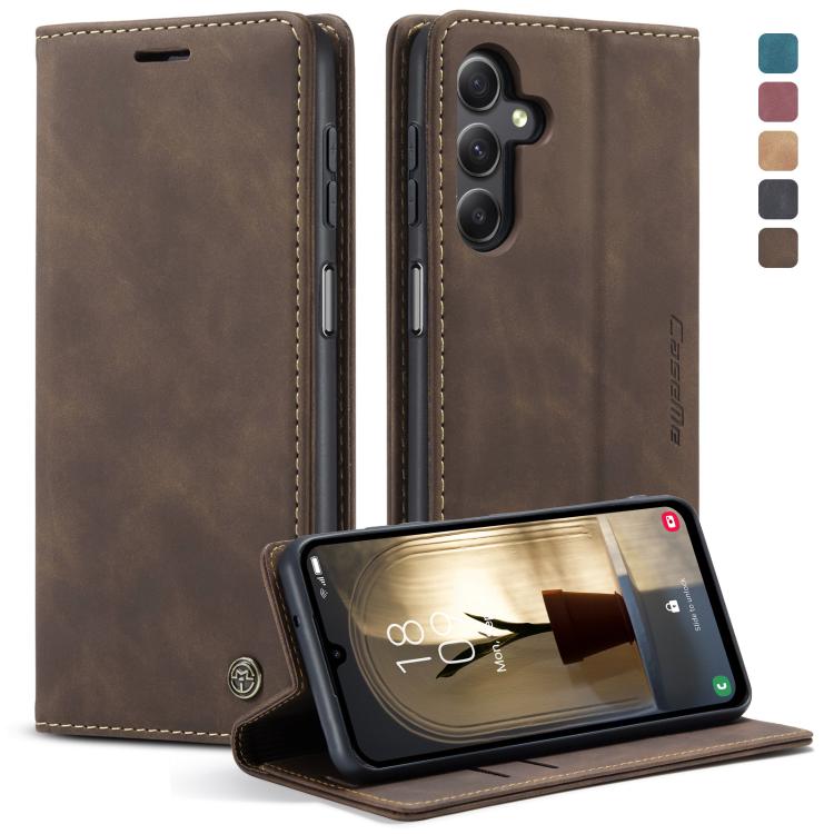 Custodia per telefono in pelle con vibrazione orizzontale multifunzionale CaseMe 013, For Samsung Galaxy S24+ 5G, For Samsung Galaxy S24 5G, For Samsung Galaxy A05s, For Samsung Galaxy A25 5G