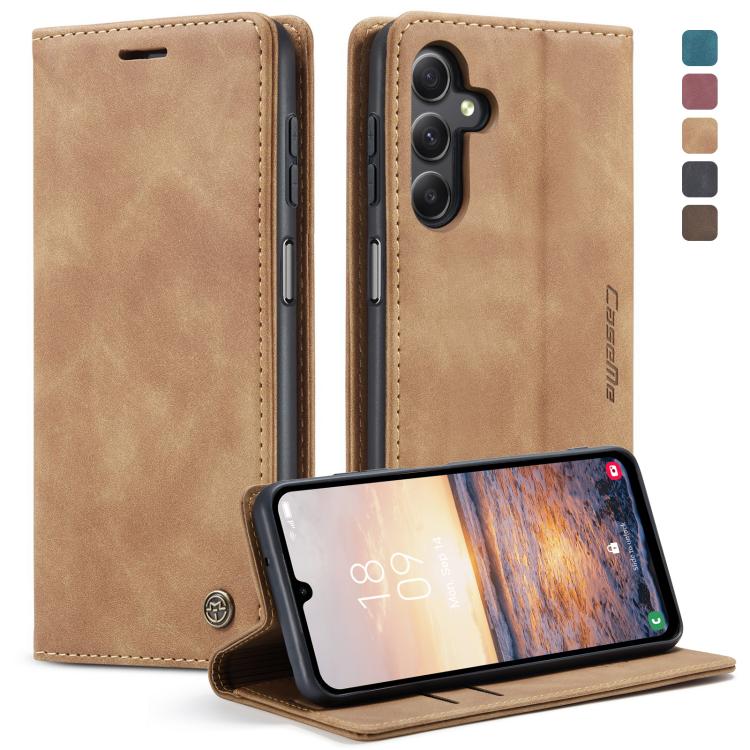 Custodia per telefono in pelle con vibrazione orizzontale multifunzionale CaseMe 013, For Samsung Galaxy S24+ 5G, For Samsung Galaxy S24 5G, For Samsung Galaxy A05s, For Samsung Galaxy A25 5G