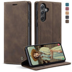 Custodia per telefono in pelle con vibrazione orizzontale multifunzionale CaseMe 013, For Samsung Galaxy A15 5G, For Samsung Galaxy A55 5G, For Samsung Galaxy A35 5G, ForSamsung Galaxy S24 Ultra 5G