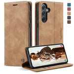 Custodia per telefono in pelle con vibrazione orizzontale multifunzionale CaseMe 013, For Samsung Galaxy A15 5G, For Samsung Galaxy A55 5G, For Samsung Galaxy A35 5G, ForSamsung Galaxy S24 Ultra 5G