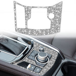 Per Mazda CX-5 2017-2018 Adesivo decorativo con diamante per pannello freno a mano elettronico per auto, guida a sinistra, Car Electronic Handbrake Panel, Left Drive