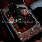 Per Mazda CX-5 2017-2018 Adesivo decorativo con diamante per pannello freno a mano elettronico per auto, guida a sinistra, Car Electronic Handbrake Panel, Left Drive