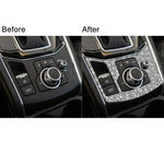 Per Mazda CX-5 2017-2018 Adesivo decorativo con diamante per pannello freno a mano elettronico per auto, guida a sinistra, Car Electronic Handbrake Panel, Left Drive