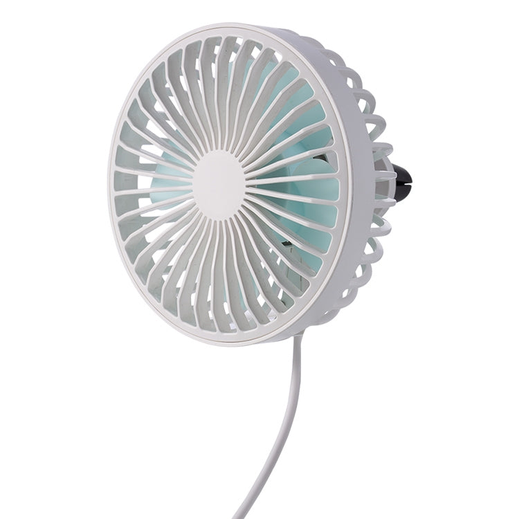 F829 Ventola di raffreddamento elettrica per presa d'aria per auto portatile con luce a LED