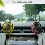 F829 Ventola di raffreddamento elettrica per presa d'aria per auto portatile con luce a LED