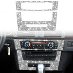 Per BMW Serie 3 E90 / E92 2005-2012 Auto Aria condizionata CD Pannello di controllo Premium Diamond Adesivo decorativo, Aircondition Control Panel Premium A