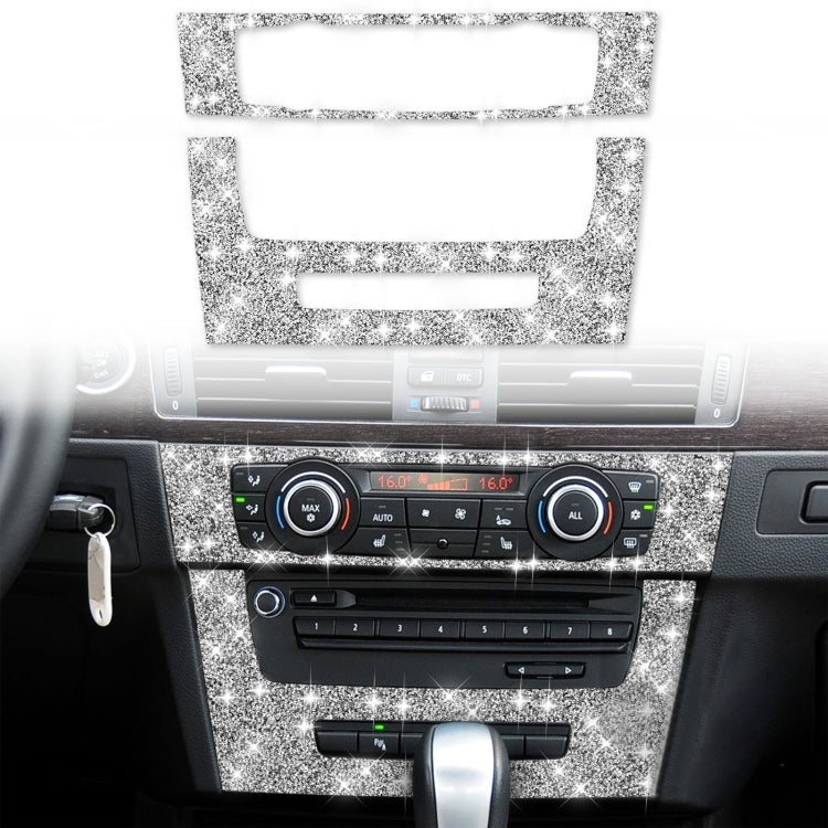 Per BMW Serie 3 E90 / E92 2005-2012 Auto Aria condizionata CD Pannello di controllo Premium Diamond Adesivo decorativo, Aircondition Control Panel Premium A