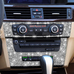 Per BMW Serie 3 E90 / E92 2005-2012 Auto Aria condizionata CD Pannello di controllo Premium Diamond Adesivo decorativo, Aircondition Control Panel Premium A