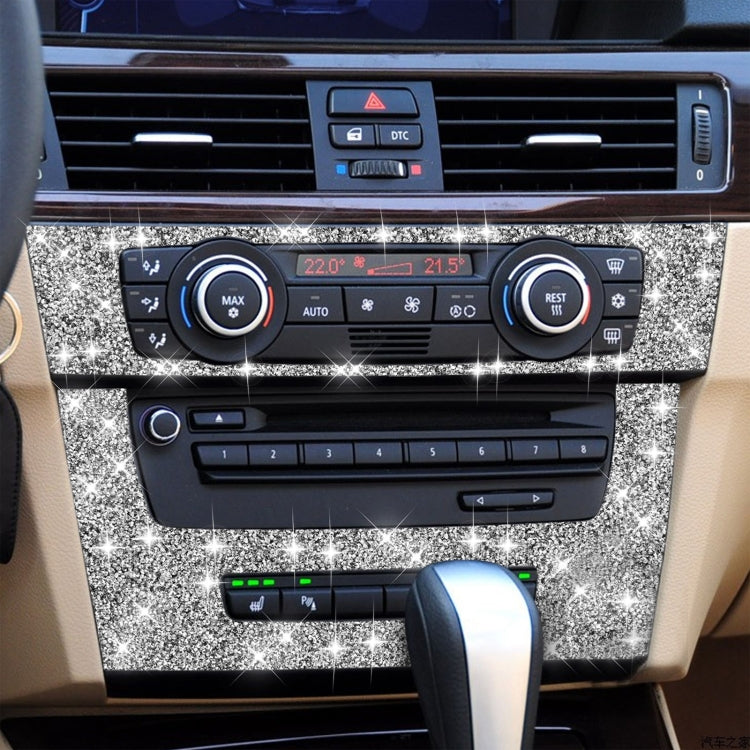 Per BMW Serie 3 E90 / E92 2005-2012 Auto Aria condizionata CD Pannello di controllo Premium Diamond Adesivo decorativo, Aircondition Control Panel Premium A