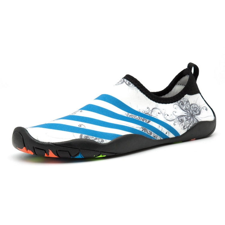 Scarpe da spiaggia con fondo spesso in gomma antiscivolo con motivo stampato Scarpe da nuoto Calzini da immersione per uomo, un paio, 39, 40, 41, 42, 43, 44, 45, 46