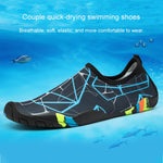 Scarpe da spiaggia con fondo spesso in gomma antiscivolo con motivo stampato Scarpe da nuoto Calzini da immersione per uomo, un paio, 39, 40, 41, 42, 43, 44, 45, 46