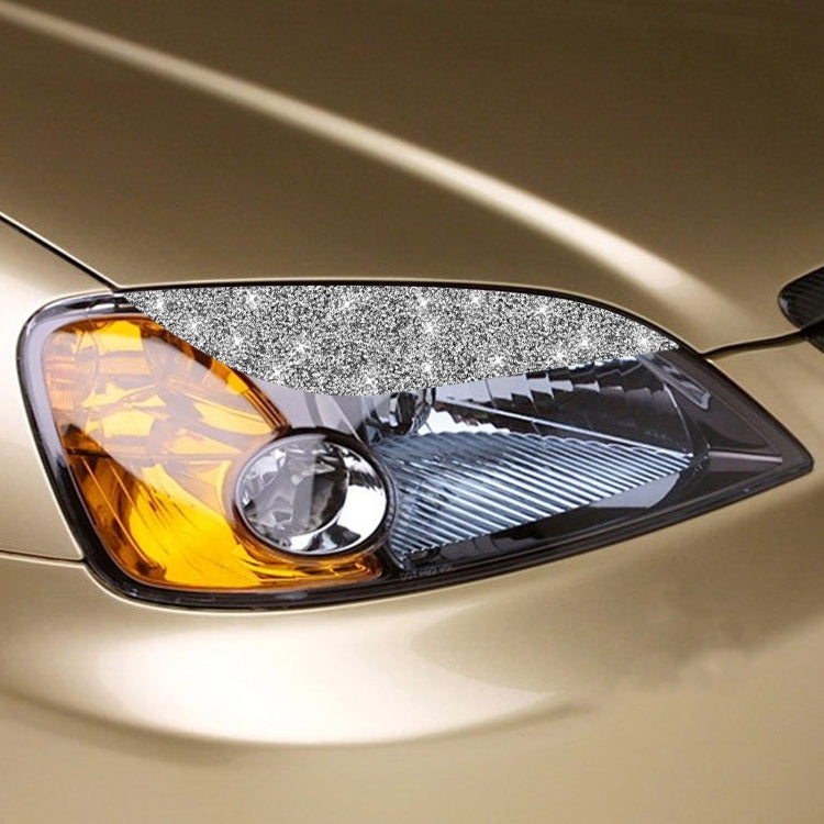 Per Honda Civic 2001-2003 Adesivo decorativo con diamante per sopracciglia chiaro per auto, guida a sinistra e a destra, For Honda Civic 2001-2003 Light Eyebrow