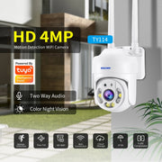 La telecamera WiFi ESCAM TV114 da 4 MP supporta la voce bidirezionale, la visione notturna e il rilevamento del movimento, EU Plug, US Plug, UK Plug, AU Plug
