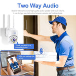 Telecamera WiFi ESCAM TV114 4MP con visione notturna