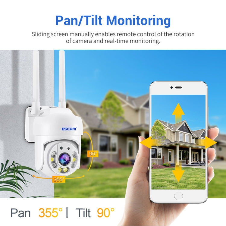 Telecamera WiFi ESCAM TV114 4MP con visione notturna