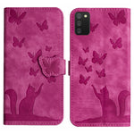 Custodia per cellulare in pelle con stampa a farfalla con gatto, For Samsung Galaxy A52 5G / A52S, For Samsung Galaxy A03s EU, For Samsung Galaxy A22 5G, For Samsung Galaxy S21 FE 5G