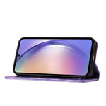Custodia per cellulare in pelle con stampa a farfalla con gatto, For Samsung Galaxy A52 5G / A52S, For Samsung Galaxy A03s EU, For Samsung Galaxy A22 5G, For Samsung Galaxy S21 FE 5G